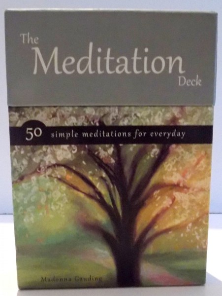 THE MEDITATION DECK , 50 MEDITATIONS FOR HEALING , STRESS RELIEF AND SPIRITUAL GROWTH