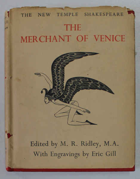 THE MERCHANT OF VENICE by WILLIAM SHAKESPEARE , with engravings by ERIC GILL , edited by M.R. RILEY , 1935