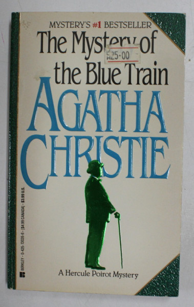 THE  MISTERY OF THE BLUE TRAIN by AGATHA CHRISTIE , 1991, PREZINTA SEMNE DE UZURA *