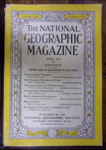 THE NATIONAL GEOGRAPHIC MAGAZINE APRIL 1933