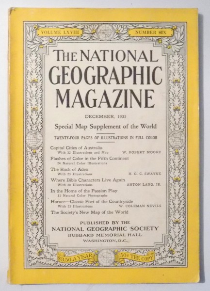 THE NATIONAL GEOGRAPHIC MAGAZINE , DECEMBER 1935