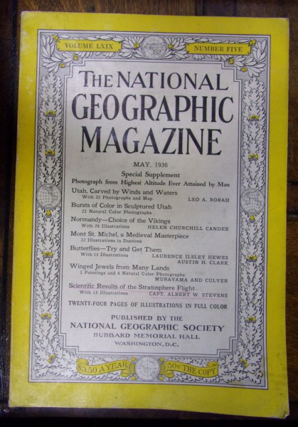 THE NATIONAL GEOGRAPHIC MAGAZINE MAY 1936