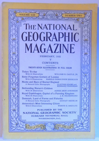 THE NATIONAL GEOGRAPHIC MAGAZINE - VOLUME LXI - NUMBER TWO /  FEBRUARY  1932