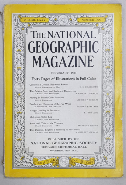 THE NATIONAL GEOGRAPHIC MAGAZINE , VOLUME LXXV , NUMBER TWO , FEBRUARY 1939