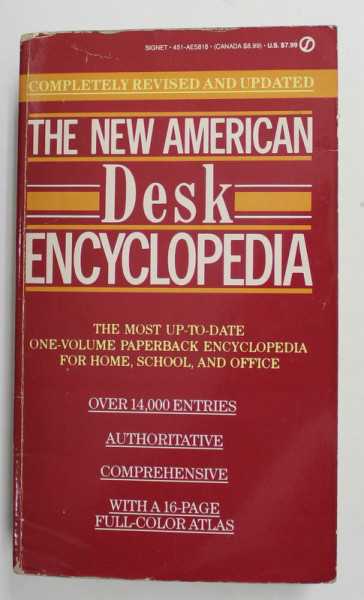 THE NEW AMERICAN DESK ENCYCLOPEDIA , 1989, MICI URME DE UZURA