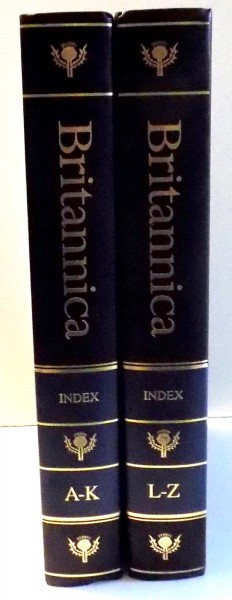 THE NEW ENCYCLOPAEDIA BRITANNICA,  A-K / K-Z, VOL. I-II, 15TH EDITION by CONSTANTINE S. YANNIAS , 1998