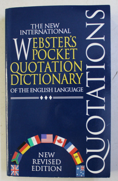THE NEW INTERNATIONAL WEBSTER' S POCKET QUOTATION DICTIONARY OF THE ENGLISH LANGUAGE , 1997