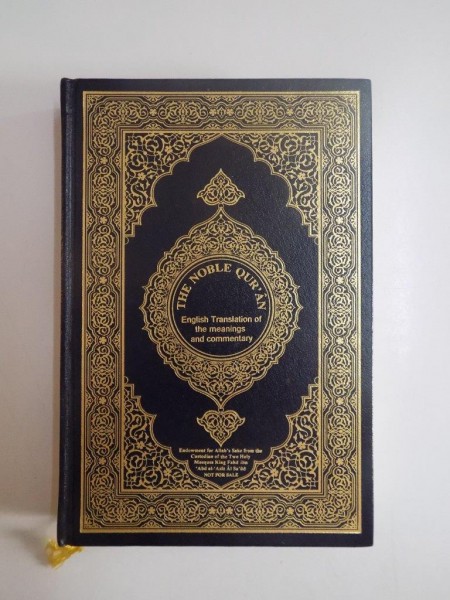 THE NOBLE QUR ' AN , ENGLISH TRANSLATION OF THE MEANINGS AND COMMENTARY