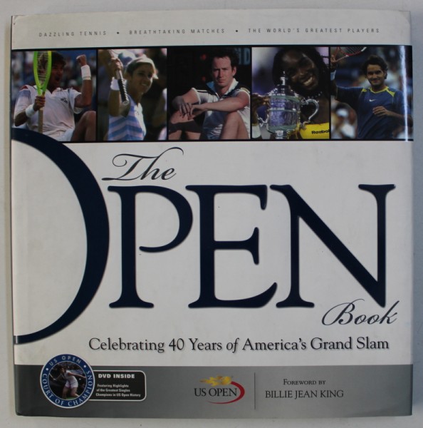 THE OPEN BOOK  - CELEBRATING 40 YEARS OF AMERICA' S GRAND SLAM by RICK RENNERT , 2008 , CONTINE DVD