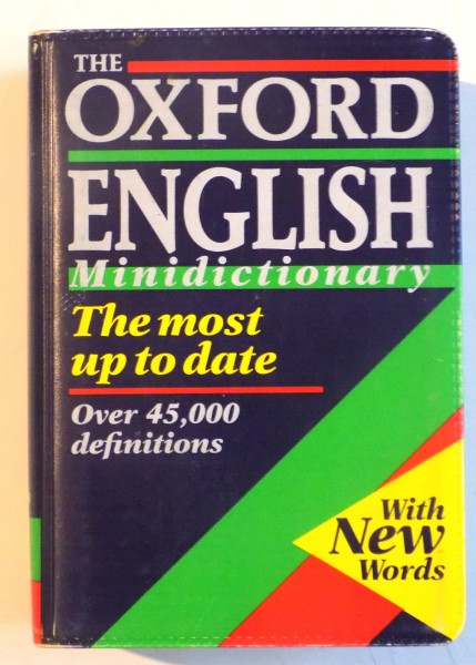 THE OXFORD ENGLISH MINIDICTIONARY , REVISED THIRD EDITION , 1994