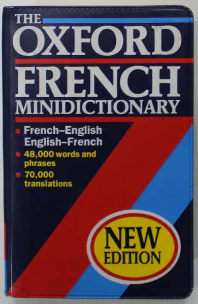 THE OXFORD FRENCH MINIDICTIONARY , FRENCH - ENGLISH / ENGLISH - FRENCH , 48.000 WORDS AND PHRASES , by MICHAEL JANES ...EDWIN CARPENTER , 1993