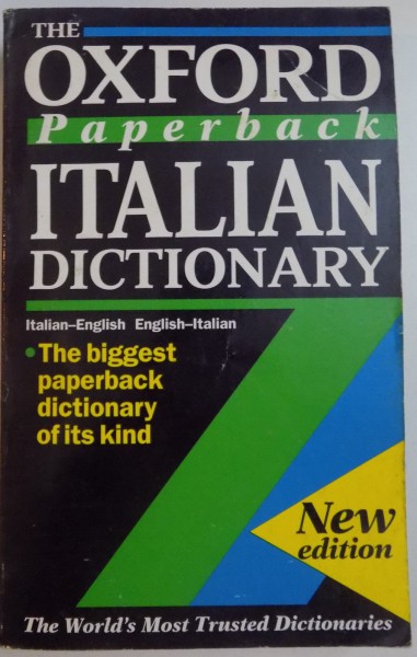 THE OXFORD PAPERBACK, ITALIAN DICTIONARY, ITALIAN - ENGLISH, ENGLISH - ITALIAN de DEBORA MAZZA, 1997