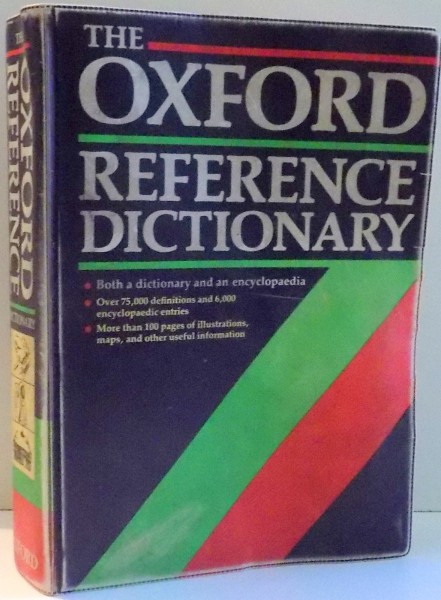 THE OXFORD REFERENCE DICTIONARY by JOYCE M. HAWKINS, ILLUSTRATIONS by SUSAN LE ROUX , 1989