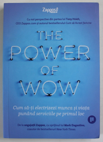 THE POWER OF WOW , CUM SA - TI ELECTRIZEZI MUNCA SI VIATA PUNAND SERVICIILE PE PRIMUL LOC , de la ANGAJATII ZAPPOS , 2020