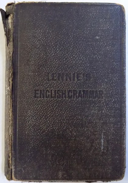 THE PRINCIPLES OF ENGLISH GRAMMAR by WILLIAM LENNIE , 1887