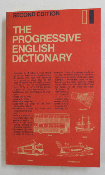THE PROGRESSIVE ENGLISH DICTIONARY by A.S. HORNBY and E.C. PARNWELL , 1974