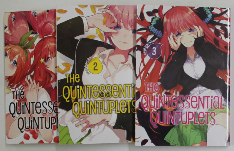 THE QUINTESSENTIAL QUINTUPLETS by NEGI HAQRUBA , THREE VOLUMES , 2019, BENZI DESENATE *