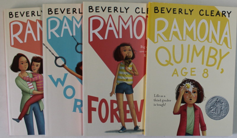 THE RAMONA COLLECTION by BEVERLY CLEARY , illustrated by JACQUELINE ROGERS , 2020  , VOLUME 2 , SET DE PATRU CARTI