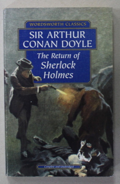 THE RETURN OF SHERLOCK  HOLMES by SIR ARTHUR CONAN DOYLE , 1993, COPERTA BROSATA