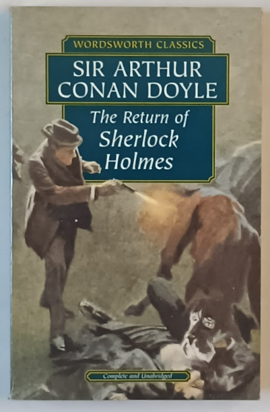 THE RETURN OF SHERLOCK  HOLMES by SIR ARTHUR CONAN DOYLE , 1993, COPERTA BROSATA