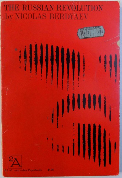 THE RUSSIAN REVOLUTION by NICOLAS BERDYAEV  1971