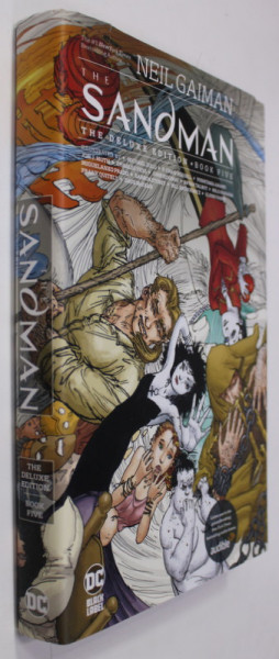 THE  SANDMAN - THE DELUXE EDITION - BOOK FIVE by NEIL GAIMAN , 2021 , PREZINTA HALOURI DE APA *, BENZI DESENATE *
