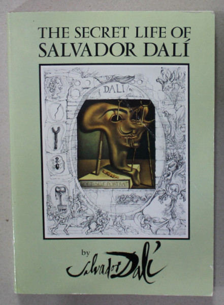 THE SECRET LIFE OF SALVADOR DALI by SALVADOR DALI , 1993 , PREZINTA URME DE INDOIRE