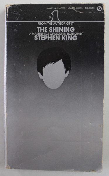 THE SHINING by STEPHEN KING , 1977 , PREZINTA URME DE UZURA