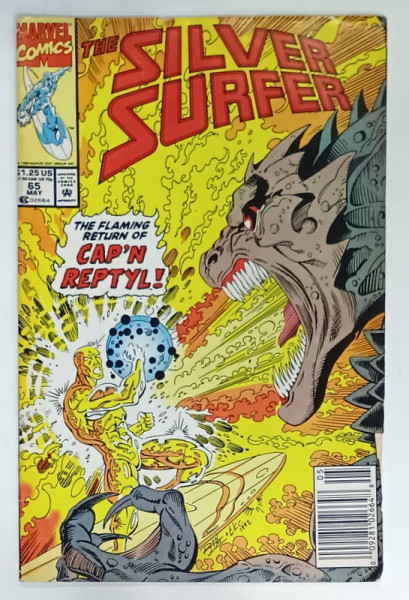 THE SILVER SURFER , THE FLAMING RETURN OF CAP ' N REPTYL , BENZI DESENATE CU TEXT IN LIMBA ENGLEZA , 1992