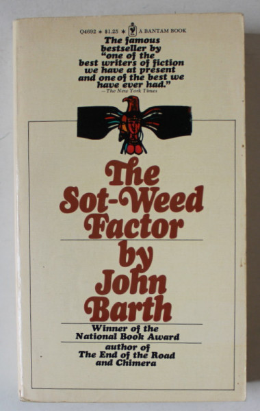 THE SOT - WEED FACTOR by JOHN BARTH , 1978