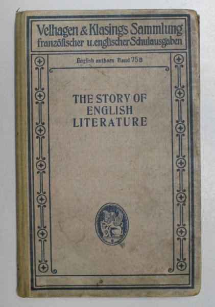 THE STORY OF ENGLISH LITERATURE , von JOHANNA BUBE , 1928