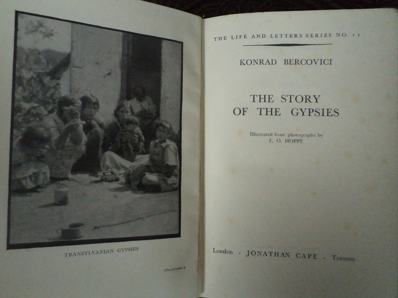 THE STORY OF THE GYPSIES de KONRAD BERCOVICI, LONDON 1930