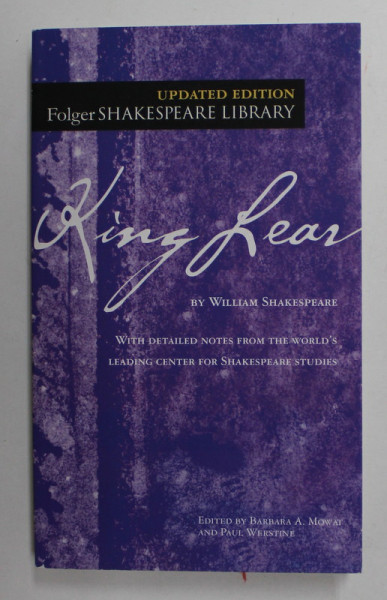 THE TRAGEDY OF KING LEAR by WILLIAM SHAKESPEARE , 2016