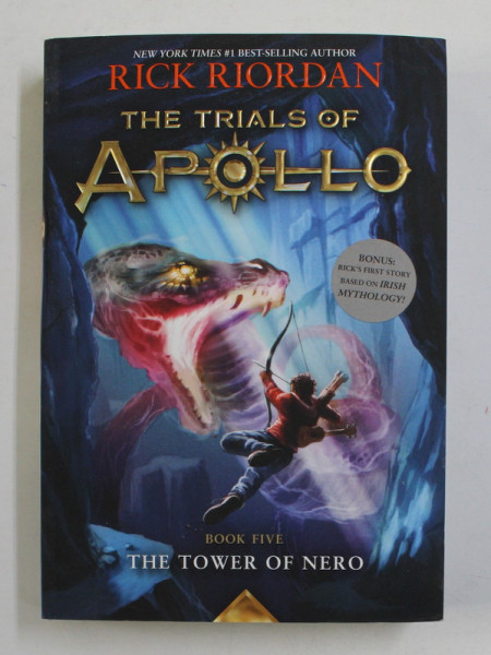 THE TRIALS OF APOLLO - BOOK FIVE : THE TOWER OF NERO by RICK RIORDAN  , 2022