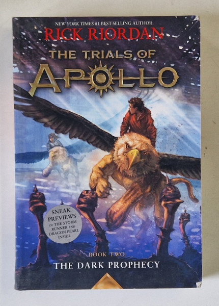 THE TRIALS OF APOLLO  by RICK RIORDAN , THE DARK PROPHECY , BOOK TWO , 2018