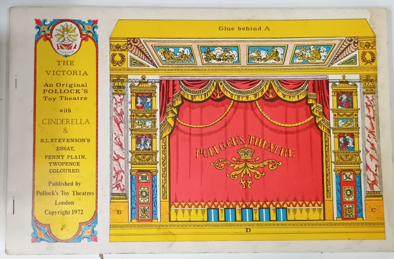 THE VICTORIA , AN ORIGINAL POLLOCK ' S TOY THEATRE with CINDERELLA , 1972