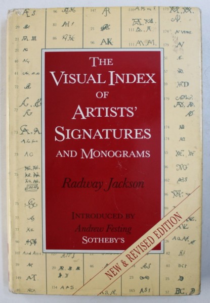 THE VISUAL INDEX OF ARTISTS ' SIGNATURES AND MONOGRAMS by RADWAY JACKSON , 1991