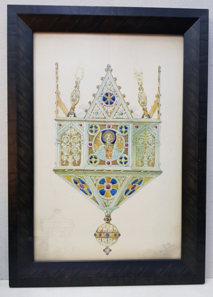 Theodor Radivon - Proiect pentru candelabru bisericesc