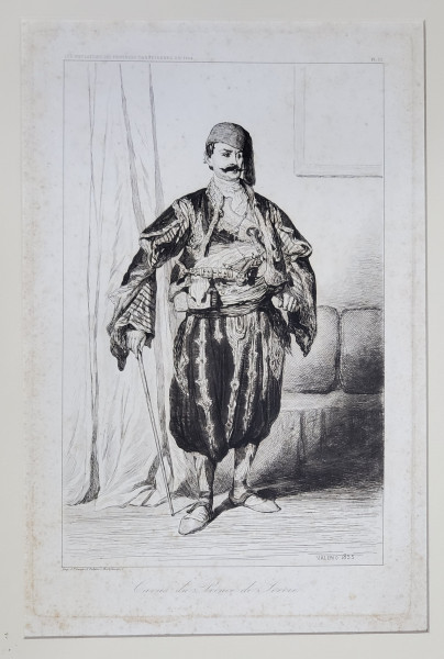 Theodore Valerio - Cavas du Prince de Serviel, Gravura, 1855