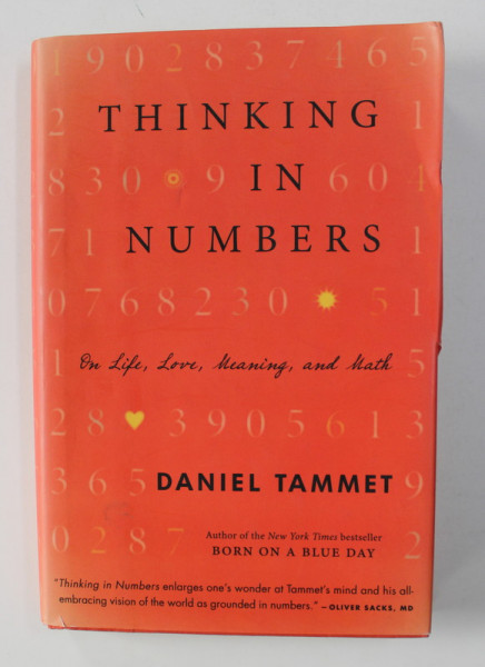 THINKING IN NUMBERS - ON LIFE , LOVE , MEANING , AND MATH by DANIEL TAMMET , 2013