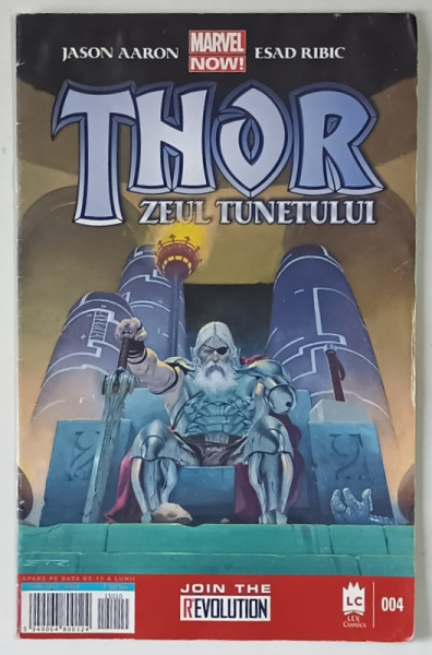 THOR , ZEUL TUNETULUI , NUMARUL 4 , OCTOMBRIE de JASON AARON ... ESAD RIBIC , 2015