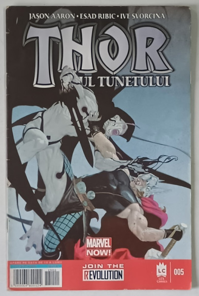 THOR , ZEUL TUNETULUI , NUMARUL 5 , NOIEMBRIE de JASON AARON ... IVE SVORCINA , 2015