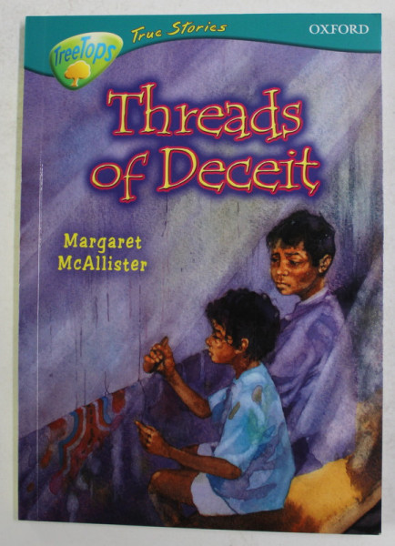 THREADS OF DECEIT by MARGARET McALLISTER , illustrated by TIM CLAREY , 2003
