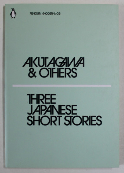 THREE JAPANESE SHORT STORIES by AKUTAGAWA and OTHERS , 2018