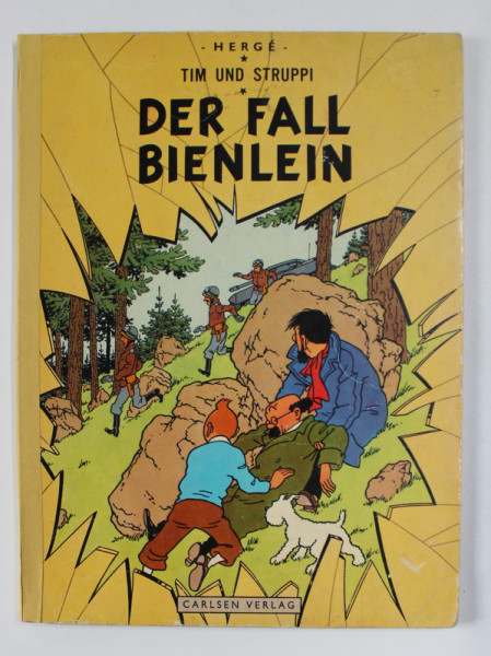 TIM UND STRUPPI - DER FALL BIENLEIN von HERGE , 1968 , BENZI DESENATE
