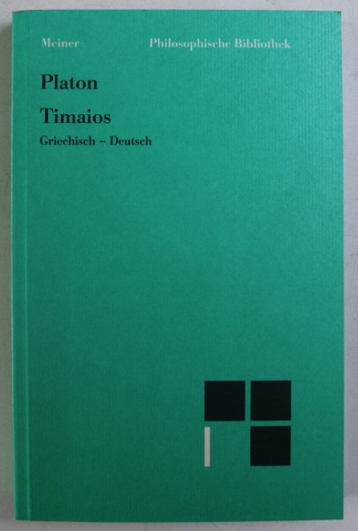 TIMAIOS von PLATON , 1992