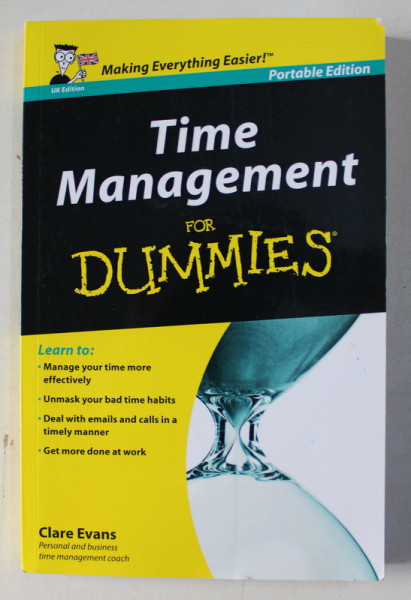 TIME MANAGEMENT FOR DUMMIES by CLARE EVANS , 2008