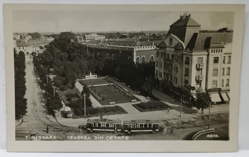 TIMISOARA , VEDERE DIN CETATE , CARTE POSTALA , 1934