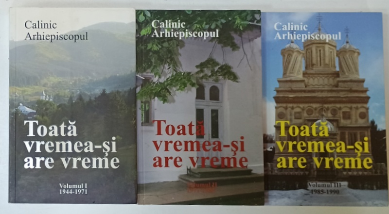 TOATA VREMEA - SI ARE VERME de CALINIC EPISCOPUL , MEMORII , 1944 - 1990 , VOLUMELE I - III , 2013
