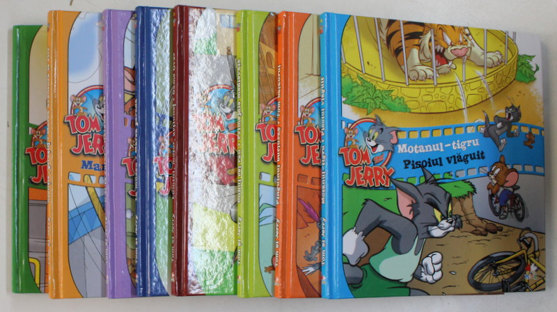 TOM SI JERRY , SET DE 8 VOLUME , CELE MAI AMUZANTE POVESTI , 2010